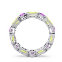 Art Deco Milgrain Bezel Viparita Band