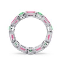 Art Deco Milgrain Bezel Viparita Band