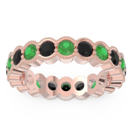 Eternity Milgrain Pave Gutika Band