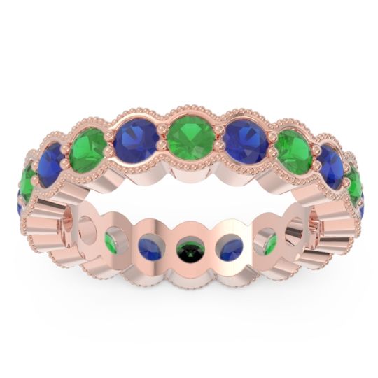 Eternity Milgrain Pave Gutika Band
