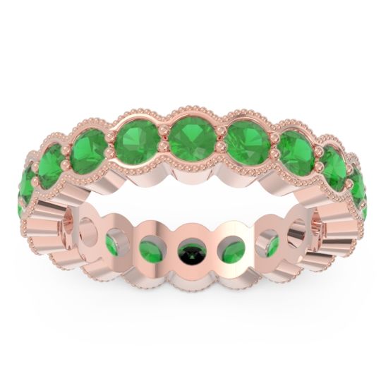 Eternity Milgrain Pave Gutika Band