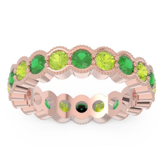 Eternity Milgrain Pave Gutika Band