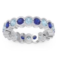 Eternity Milgrain Pave Gutika Band