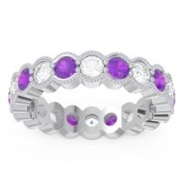 Eternity Milgrain Pave Gutika Band