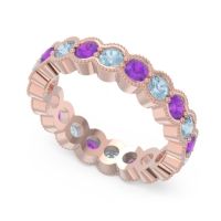 Eternity Milgrain Pave Gutika Band