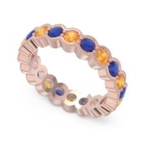 Eternity Milgrain Pave Gutika Band