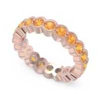 Eternity Milgrain Pave Gutika Band