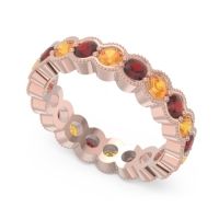 Eternity Milgrain Pave Gutika Band