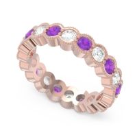 Eternity Milgrain Pave Gutika Band