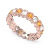 Eternity Milgrain Pave Gutika Band