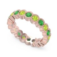 Eternity Milgrain Pave Gutika Band