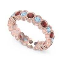 Eternity Milgrain Pave Gutika Band