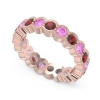 Eternity Milgrain Pave Gutika Band