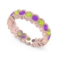 Eternity Milgrain Pave Gutika Band