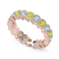 Eternity Milgrain Pave Gutika Band