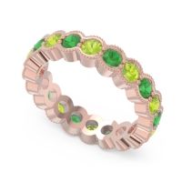 Eternity Milgrain Pave Gutika Band