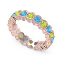Eternity Milgrain Pave Gutika Band