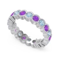 Eternity Milgrain Pave Gutika Band