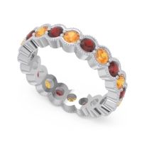Eternity Milgrain Pave Gutika Band