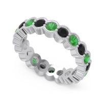 Eternity Milgrain Pave Gutika Band