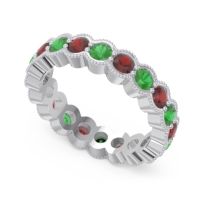 Eternity Milgrain Pave Gutika Band