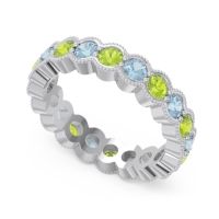 Eternity Milgrain Pave Gutika Band