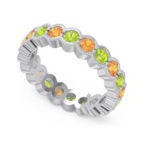 Eternity Milgrain Pave Gutika Band