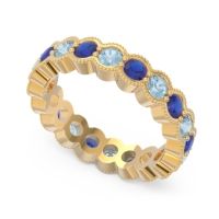 Eternity Milgrain Pave Gutika Band