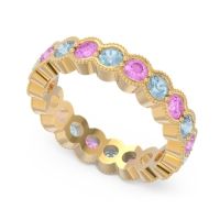 Eternity Milgrain Pave Gutika Band