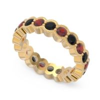 Eternity Milgrain Pave Gutika Band