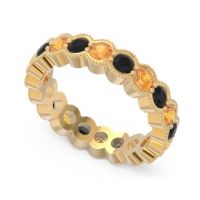 Eternity Milgrain Pave Gutika Band