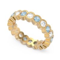 Eternity Milgrain Pave Gutika Band