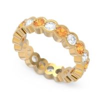 Eternity Milgrain Pave Gutika Band