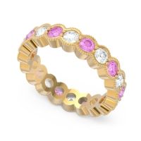 Eternity Milgrain Pave Gutika Band