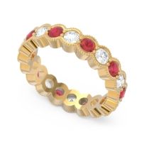 Eternity Milgrain Pave Gutika Band