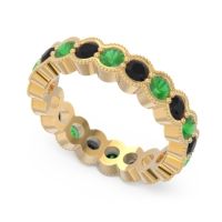 Eternity Milgrain Pave Gutika Band
