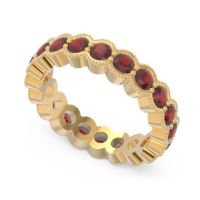 Eternity Milgrain Pave Gutika Band