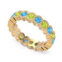 Eternity Milgrain Pave Gutika Band