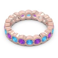 Eternity Milgrain Pave Gutika Band
