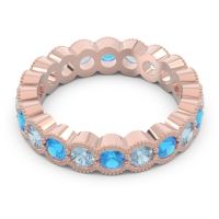 Eternity Milgrain Pave Gutika Band
