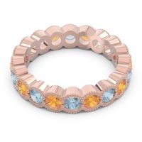 Eternity Milgrain Pave Gutika Band