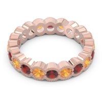 Eternity Milgrain Pave Gutika Band