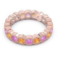 Eternity Milgrain Pave Gutika Band