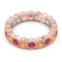Eternity Milgrain Pave Gutika Band