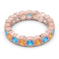 Eternity Milgrain Pave Gutika Band