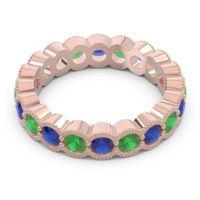 Eternity Milgrain Pave Gutika Band