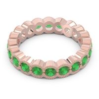 Eternity Milgrain Pave Gutika Band