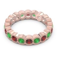 Eternity Milgrain Pave Gutika Band