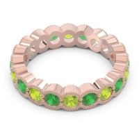 Eternity Milgrain Pave Gutika Band