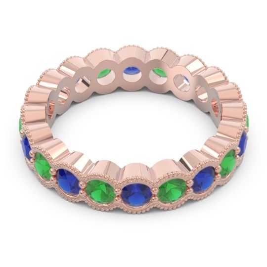 Eternity Milgrain Pave Gutika Band